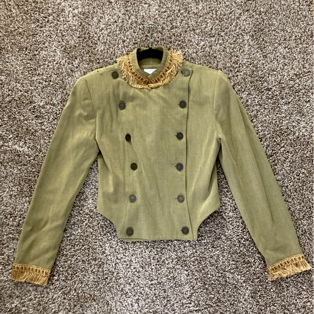 Vintage green military-style Antony Moorcroft jacket